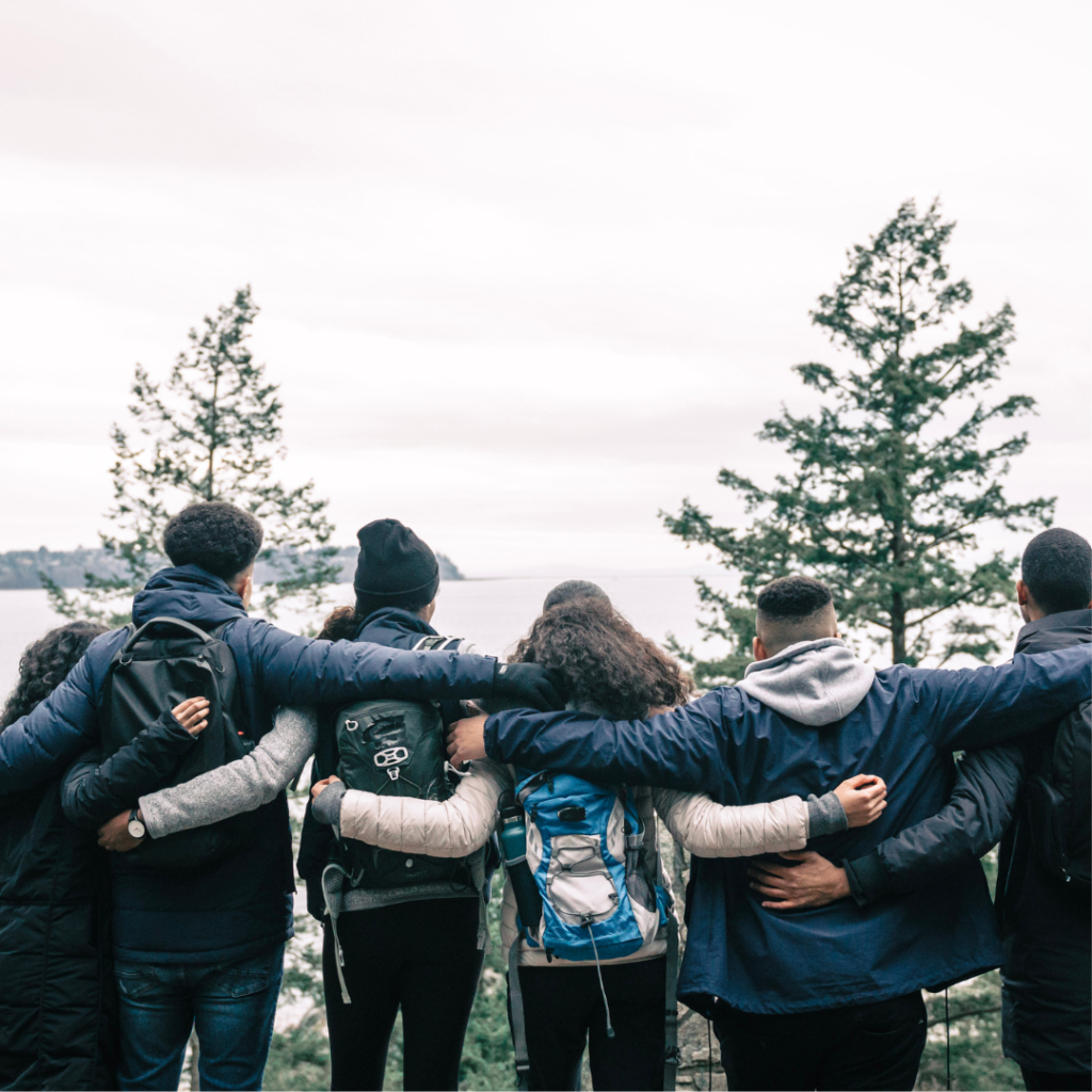 People Supporting Each Other