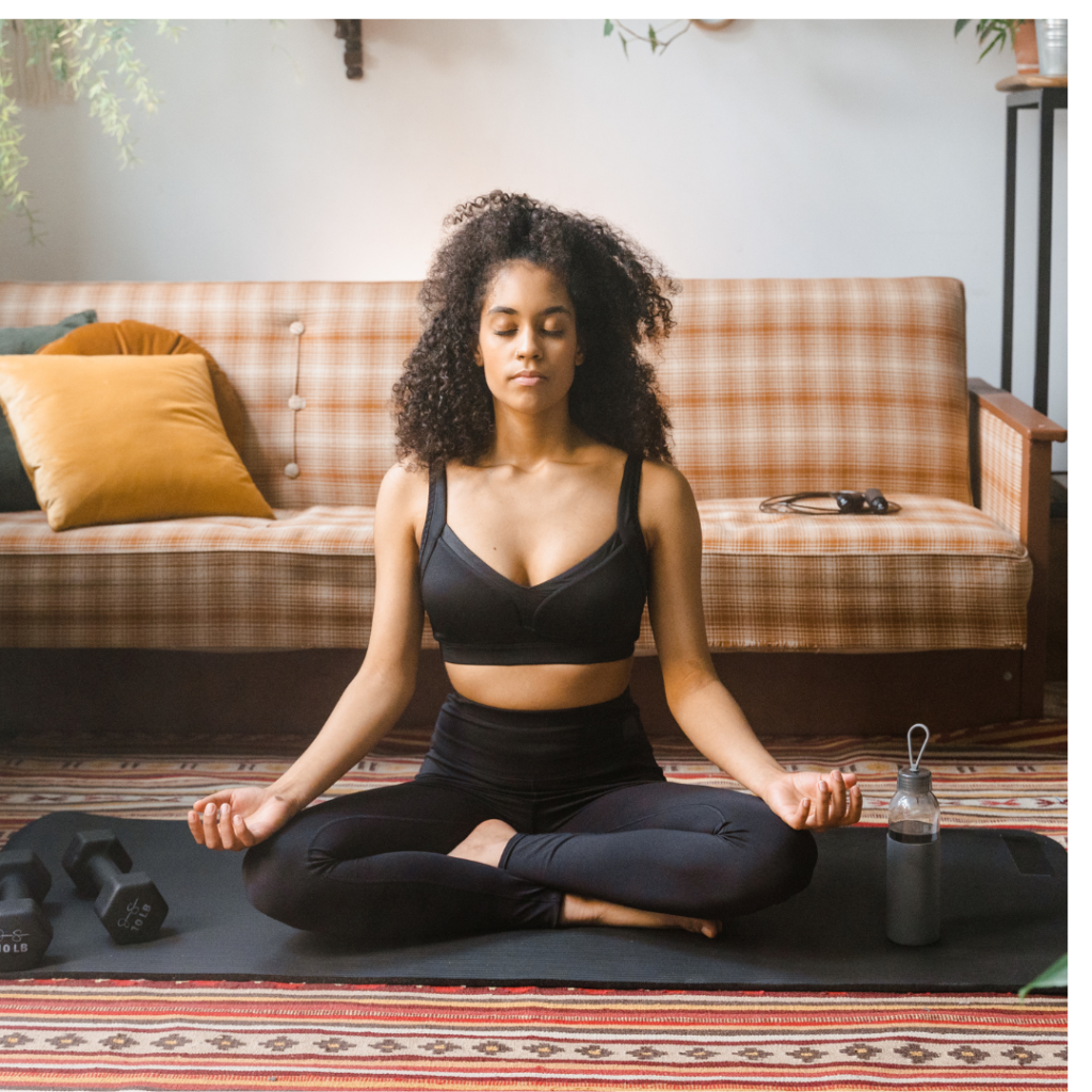 Photo of a Woman Meditating